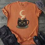 Celestial Cat Coffee T-Shirt