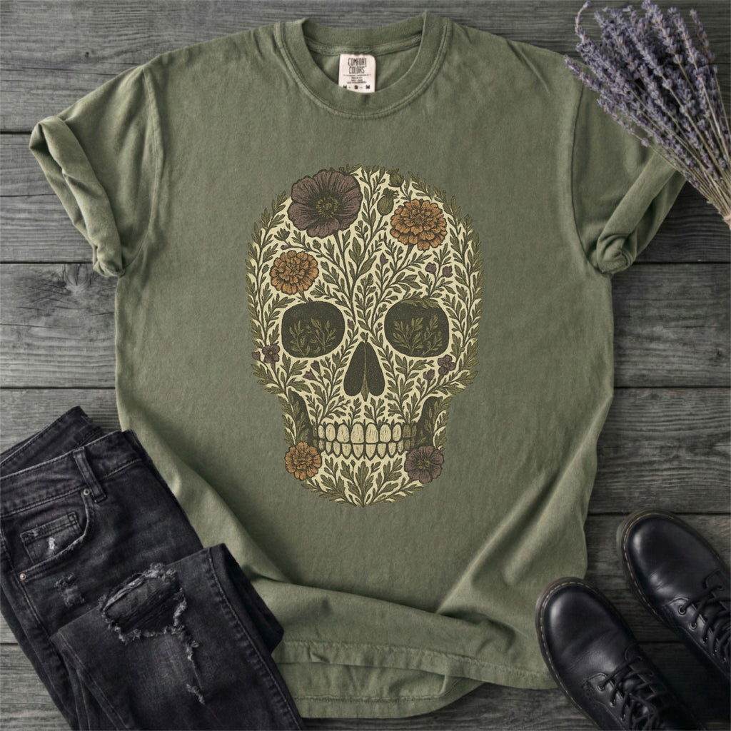 Wildflower Skull T-Shirt