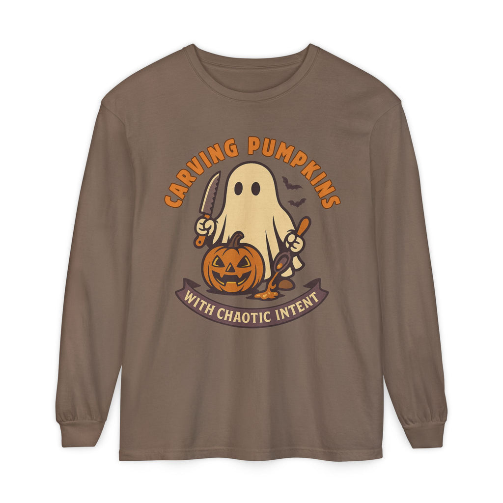 Carving Pumpkins Chaotic Long Sleeve T-Shirt