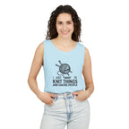 Knit Things And Ignore People Tank Top