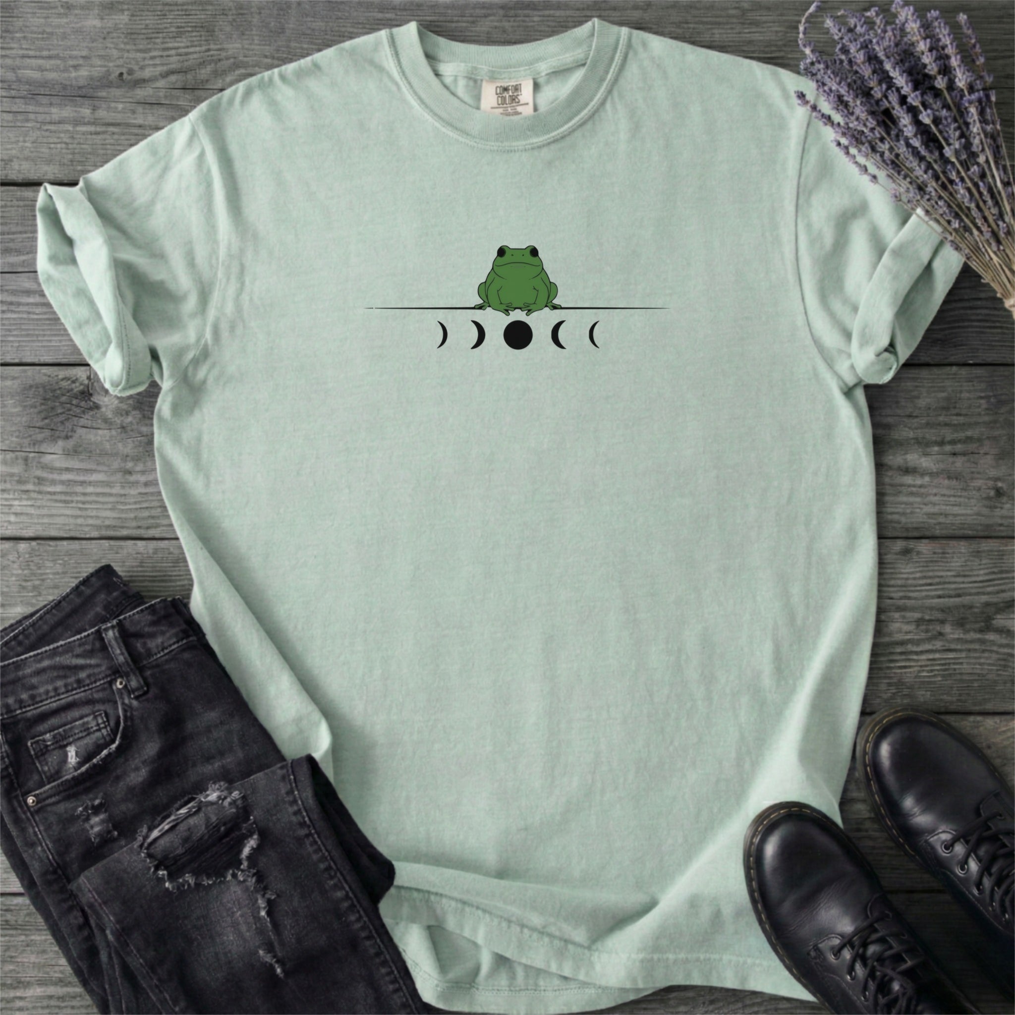 Frog Moon Phases T-Shirt