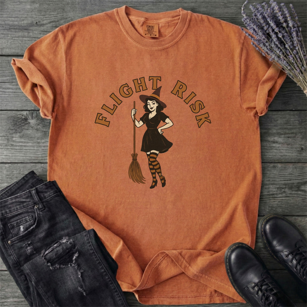 Flight Risk Witch T-Shirt