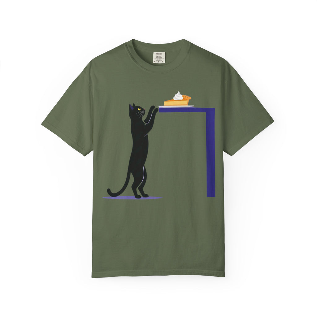 Black Cat Pumpkin Pie T-Shirt