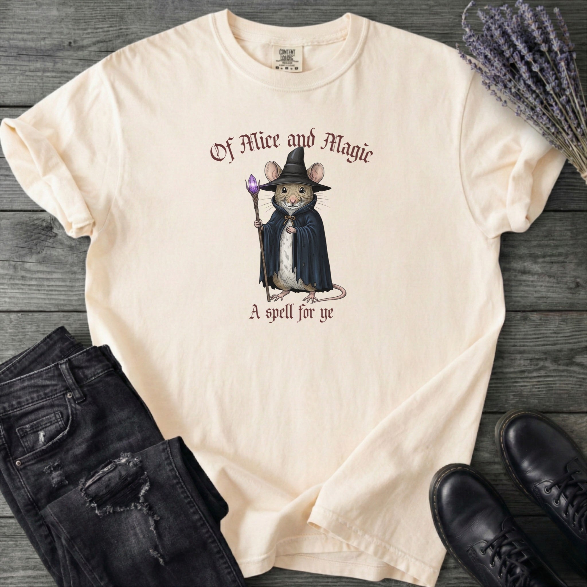 Mouse Wizard Medieval T-Shirt