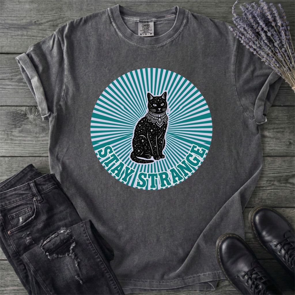 Stay Strange Celestial Cat T-Shirt