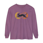 Witch Cat Celestial Ufo Long Sleeve T-Shirt