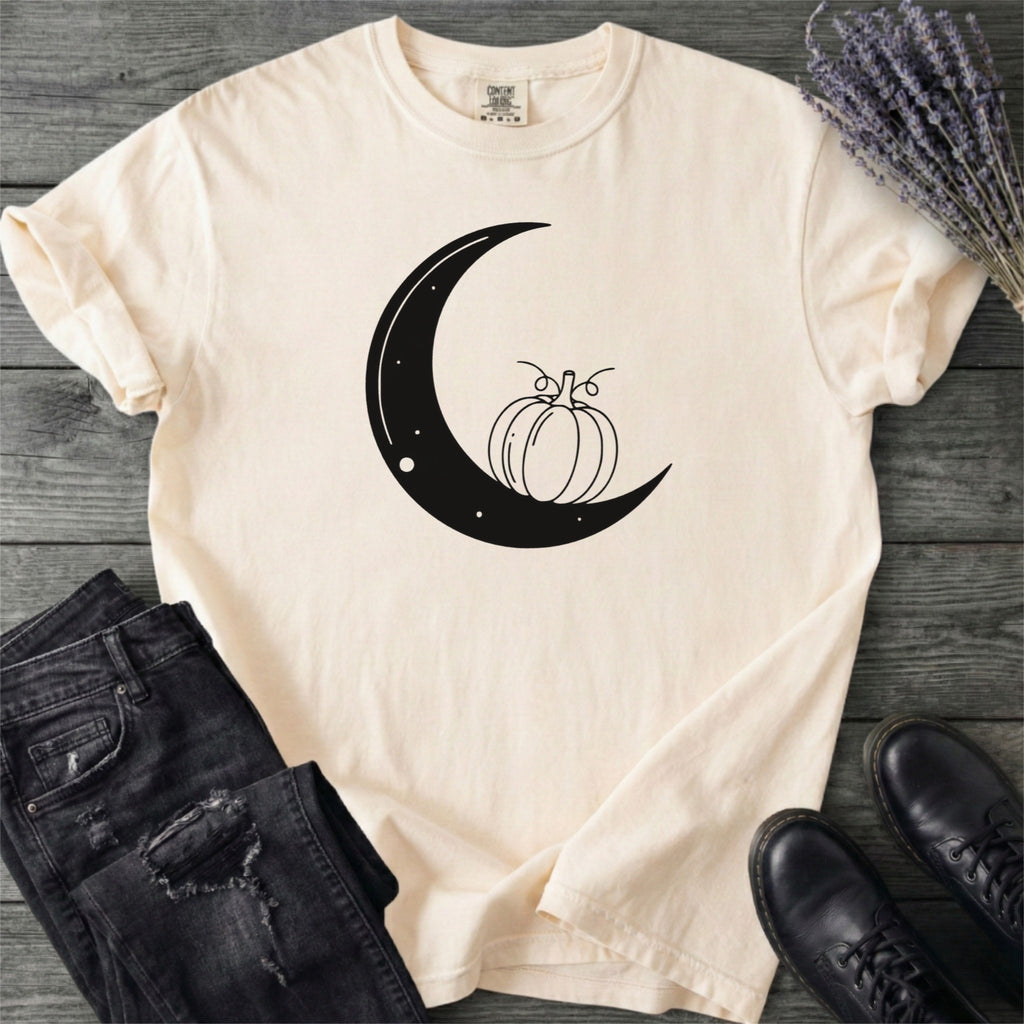 Moon And Pumpkin T-Shirt
