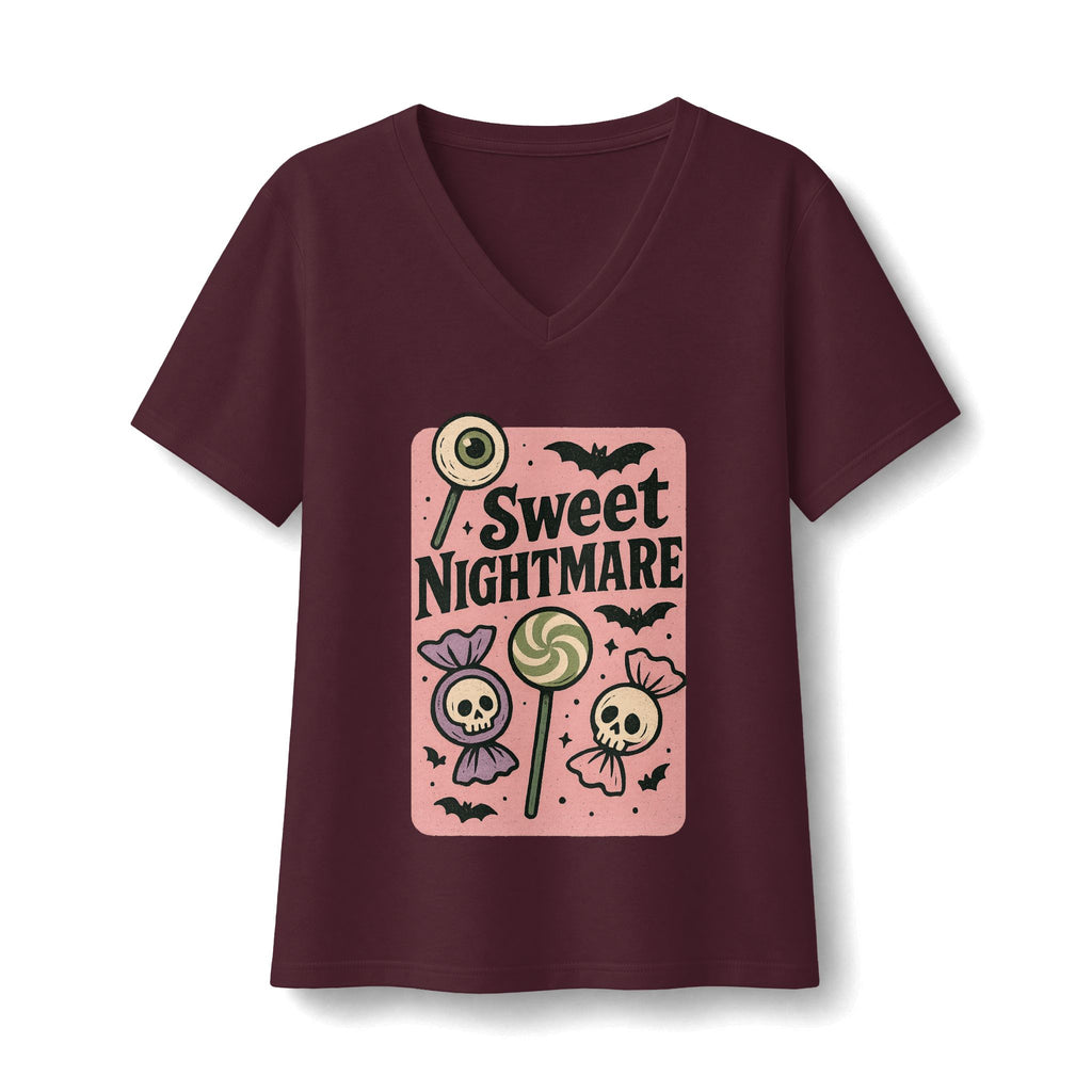 Pastel Sweet Nightmare V-Neck T-Shirt