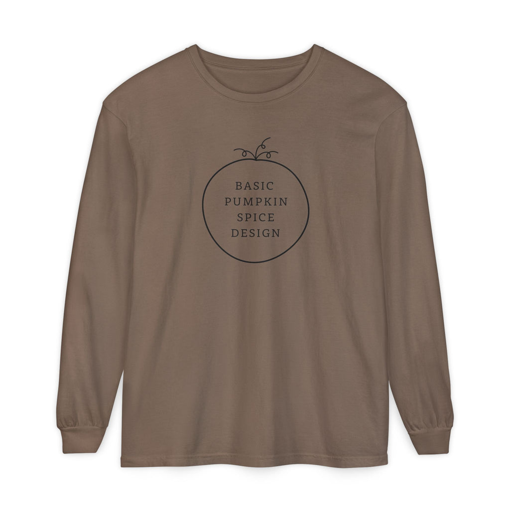 Basic Pumpkin Spice Design Long Sleeve T-Shirt