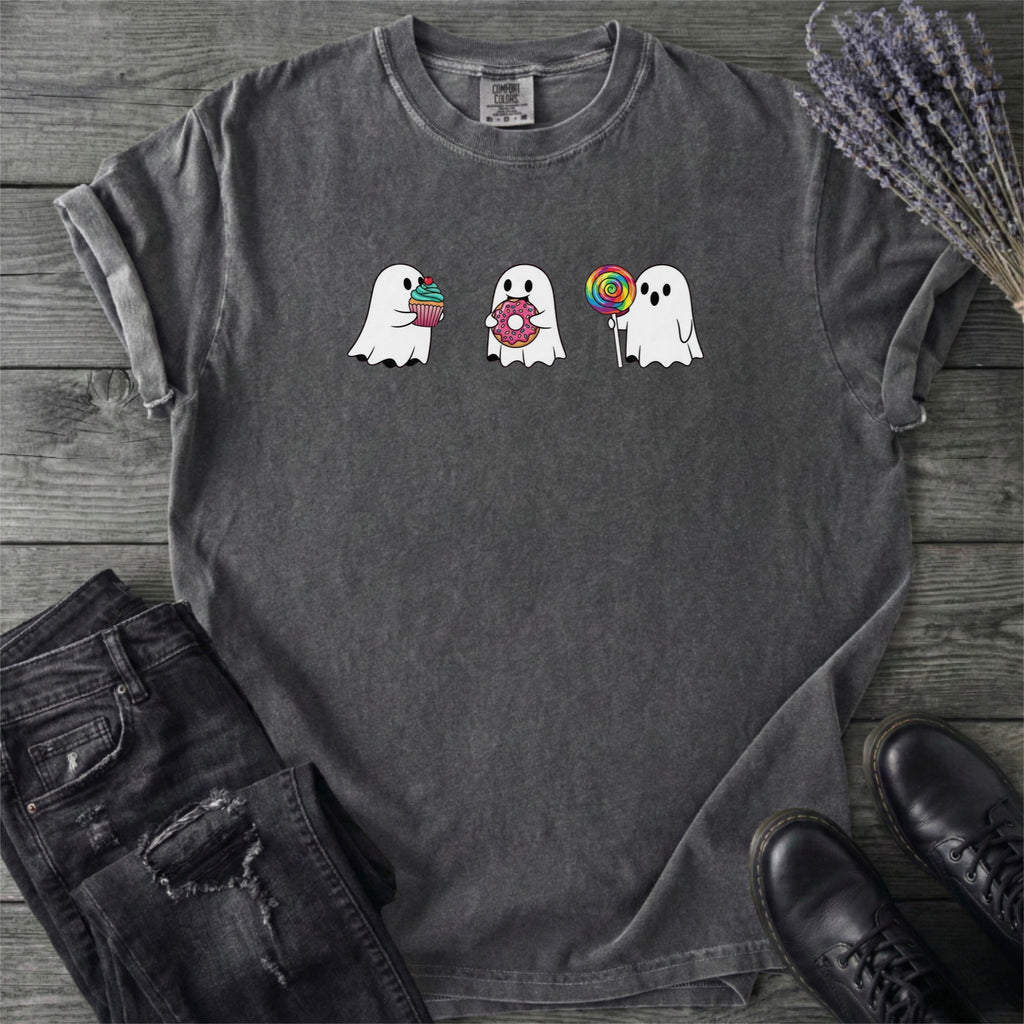Ghost Cupcake Donut Lollipop T-Shirt