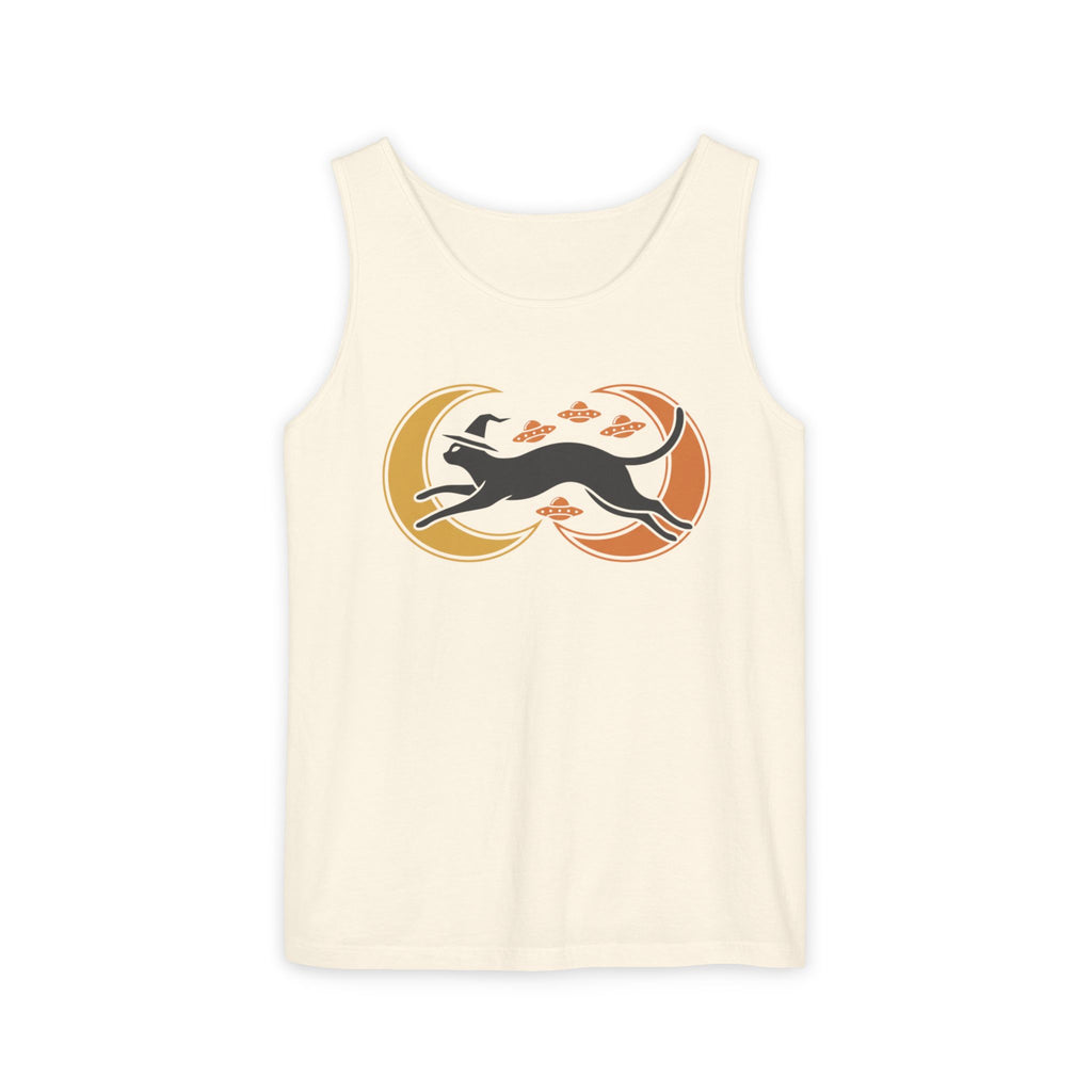 Witch Cat Celestial Ufo Tank Top