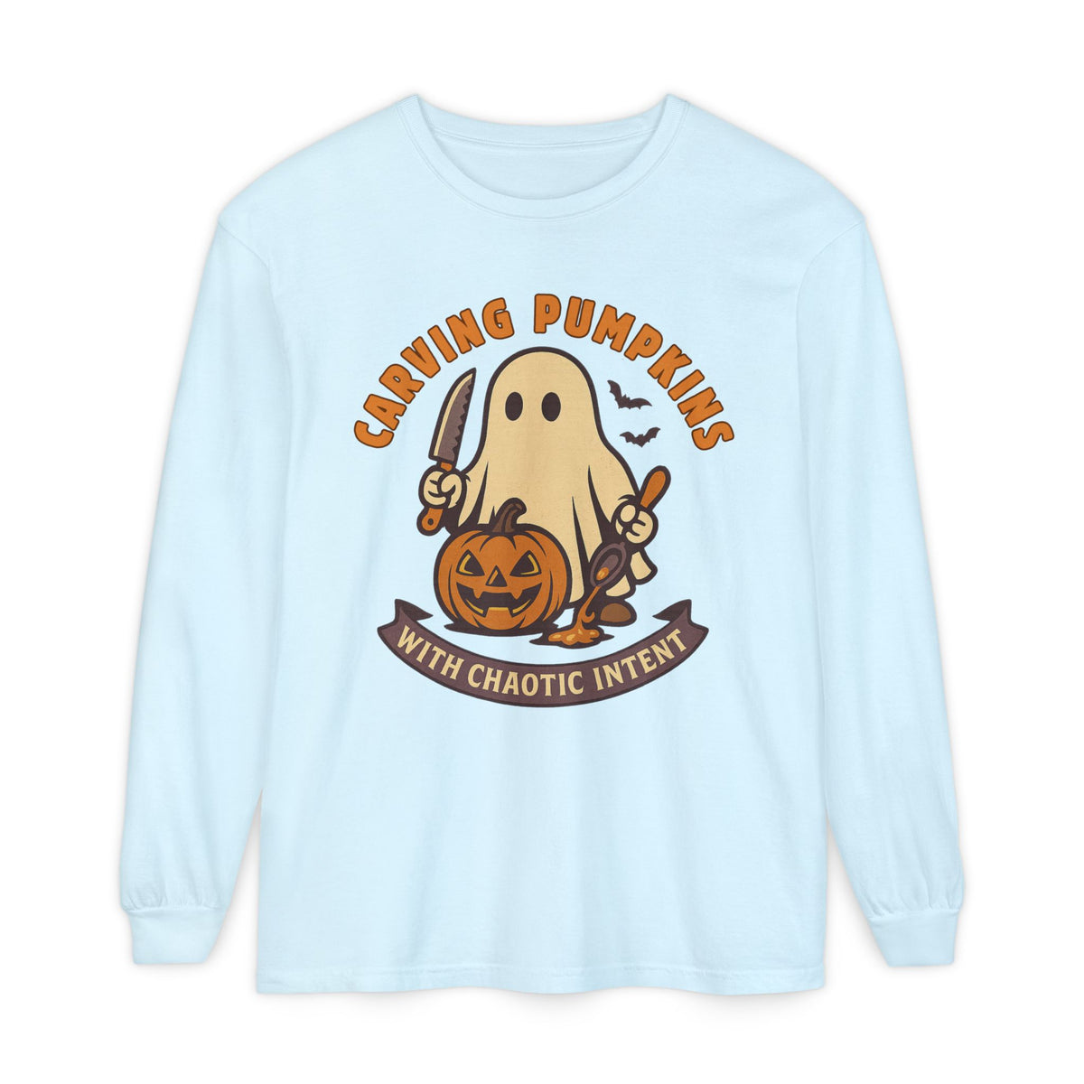 Carving Pumpkins Chaotic Long Sleeve T-Shirt