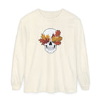 Fall Leaf Skull Long Sleeve T-Shirt