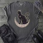 Celestial Cat Silhouette T-Shirt