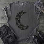 Crescent Moon Black Cats T-Shirt