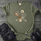 Coffee Skeleton Cartoon T-Shirt