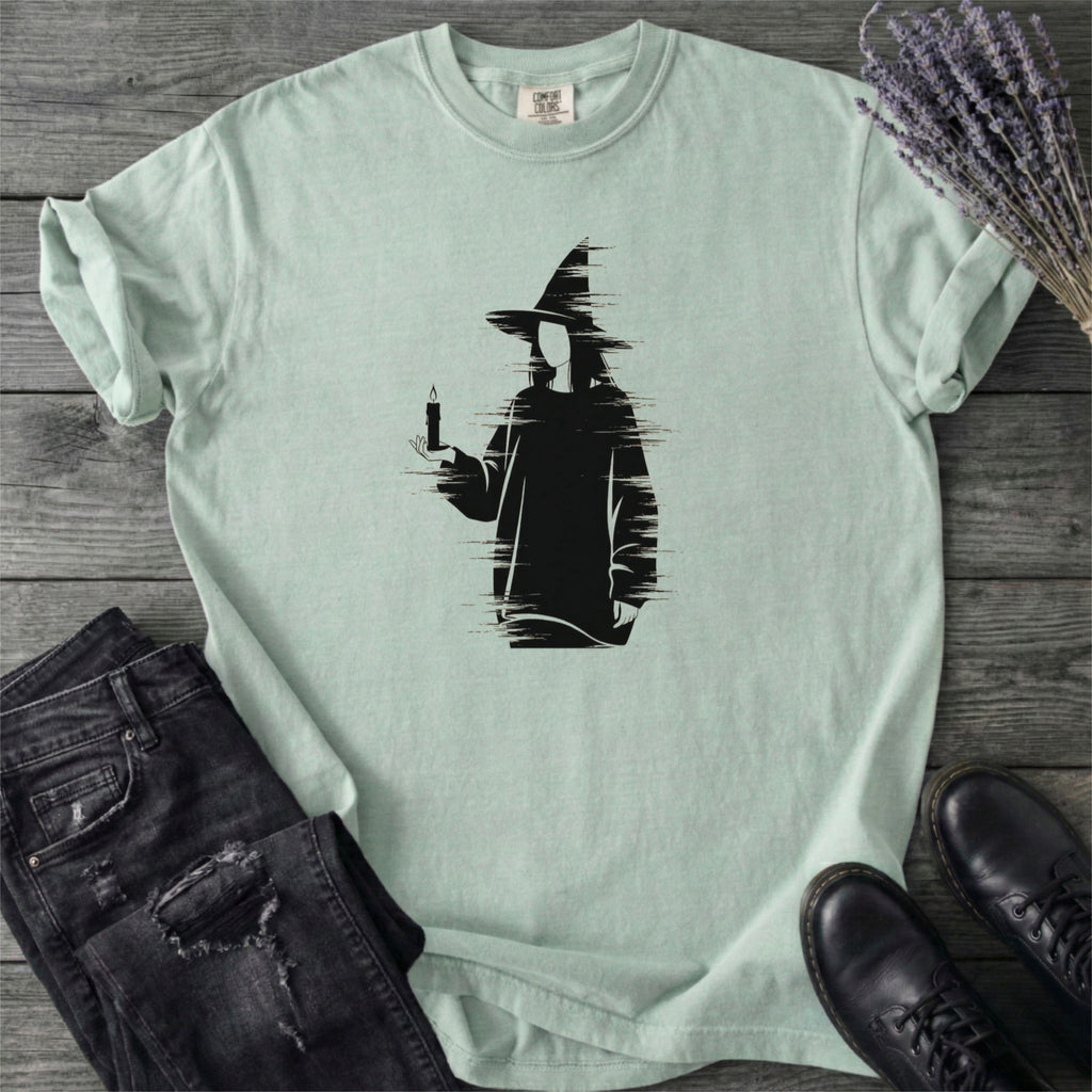 Grunge Witch Silhouette T-Shirt