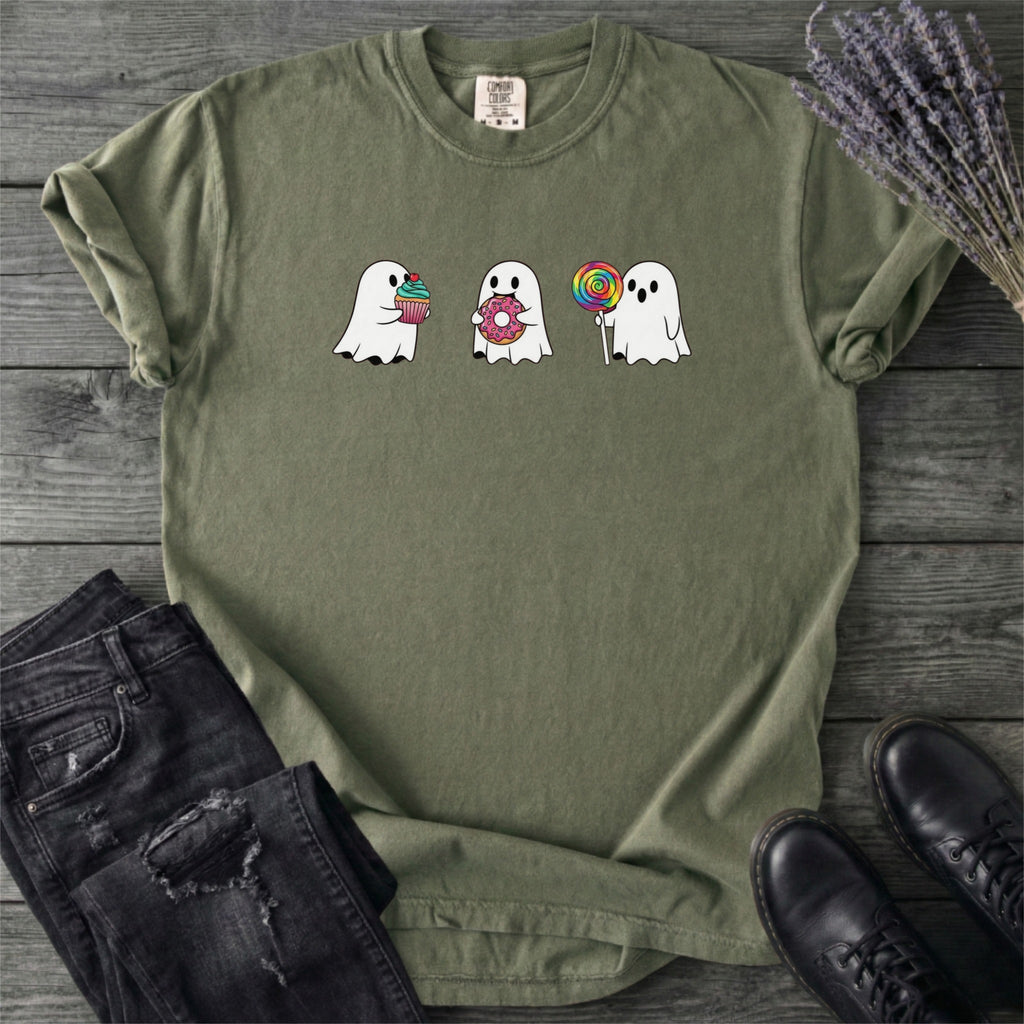 Ghost Cupcake Donut Lollipop T-Shirt