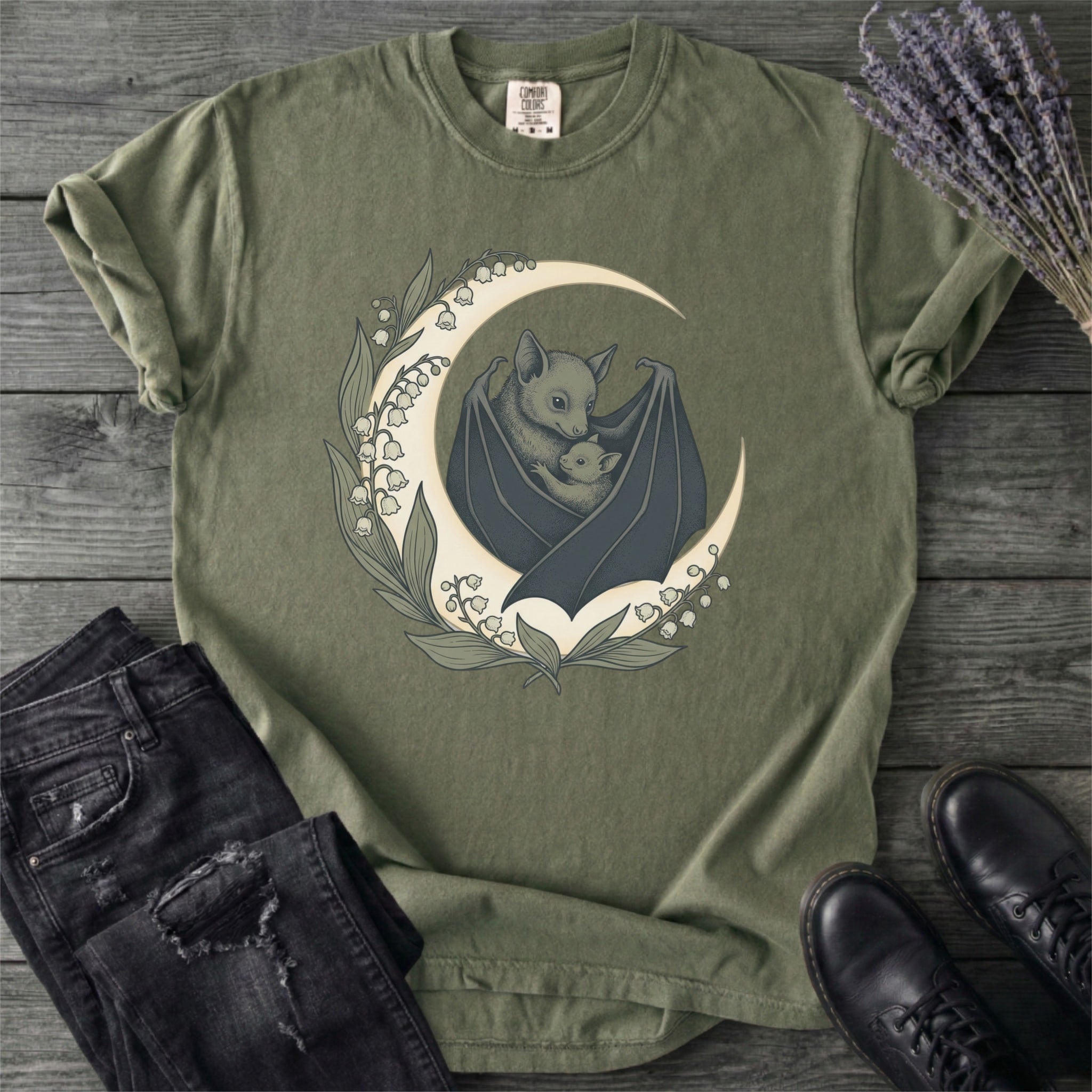 Mom And Baby Bat T-Shirt