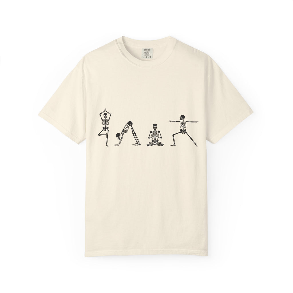 Spooky Yoga Squad Skeleton T-Shirt