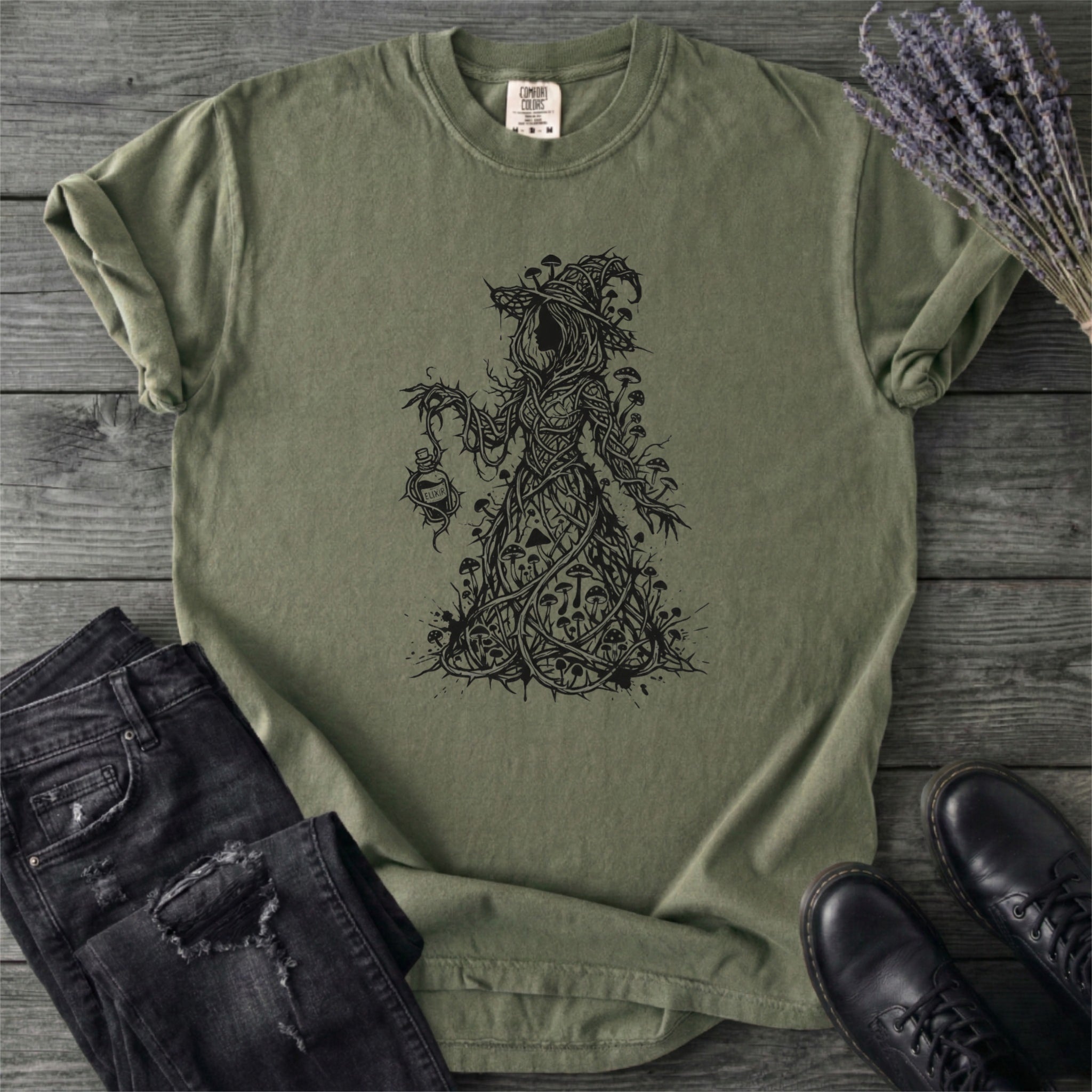 Mushroom Witch T-Shirt