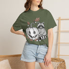 Raccoon And Pumpkin T-Shirt