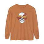 Fall Leaf Skull Long Sleeve T-Shirt