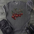 Botanical Branch Of Skull Cherries T-Shirt
