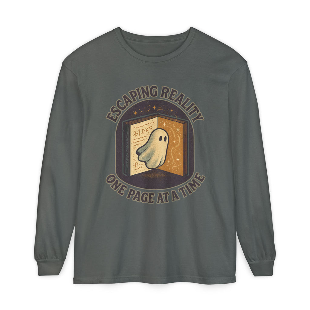 Escaping Reality One Page At A Time Long Sleeve T-Shirt