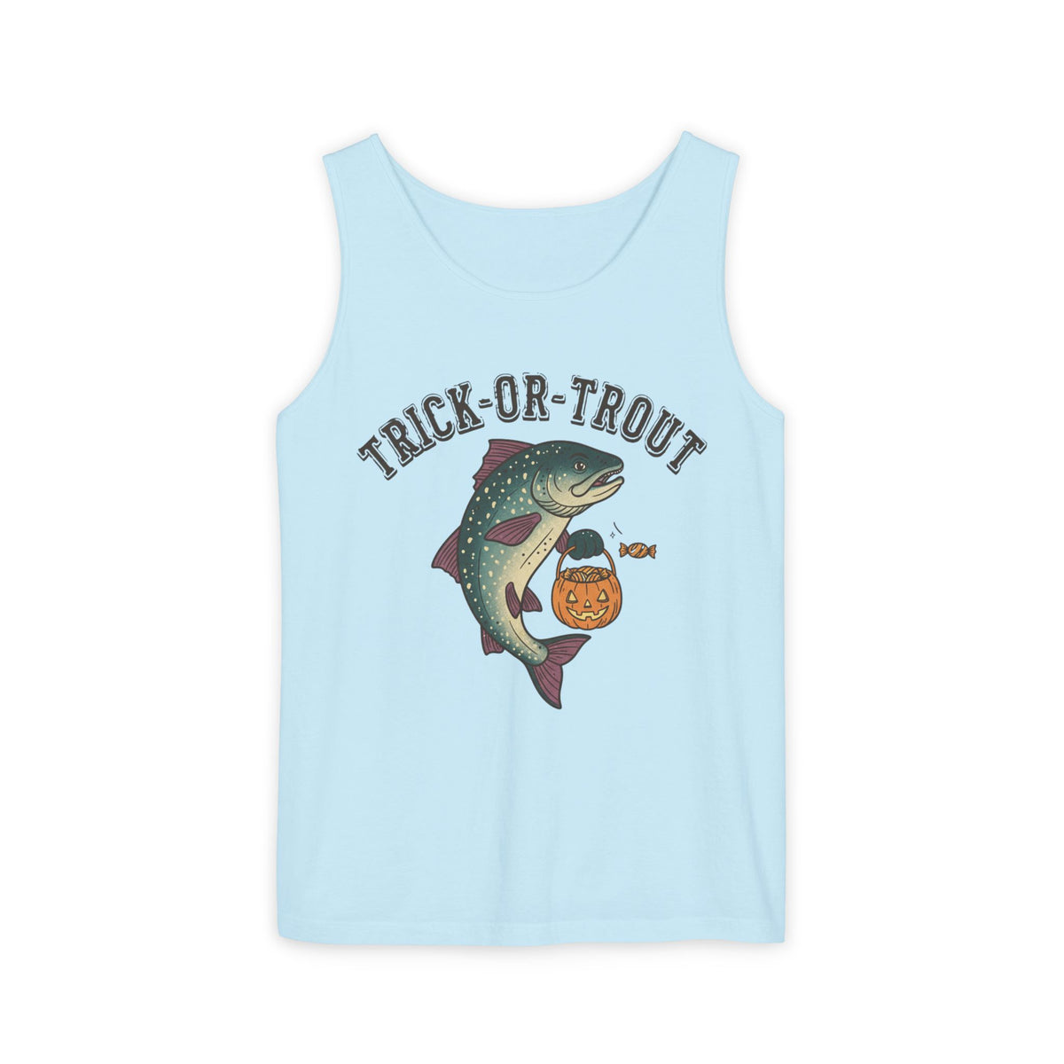 Trick Or Trout Tank Top