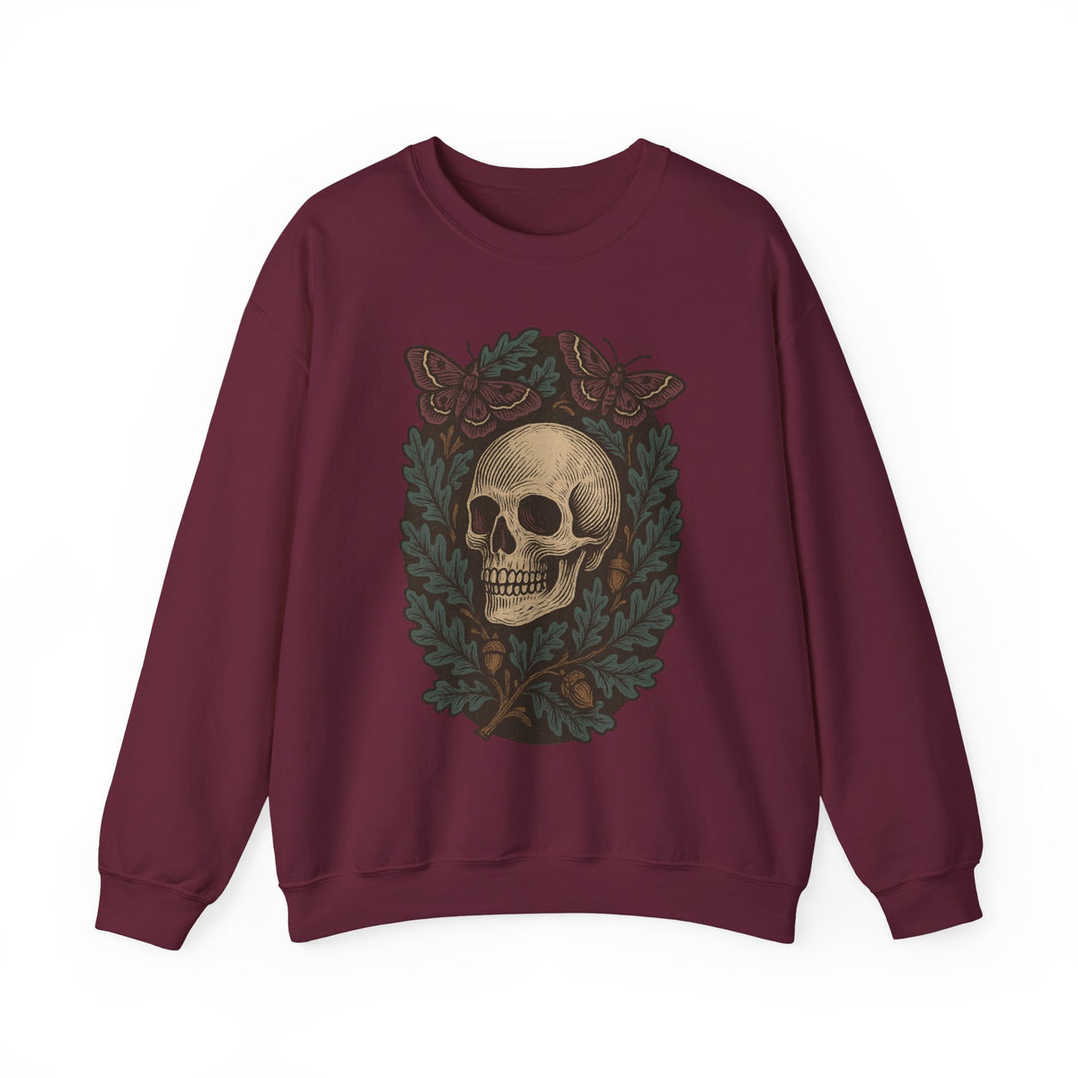 Skull And Moths Sweatshirt