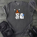 Spring Rabbit Ghost Friends T-Shirt