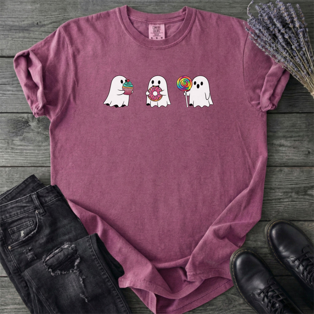 Ghost Cupcake Donut Lollipop T-Shirt