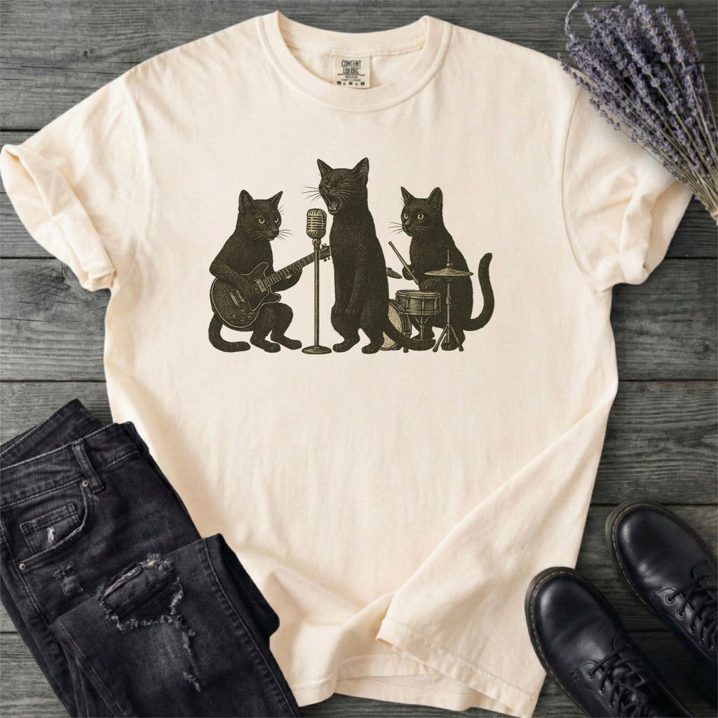 Cat Band T-Shirt