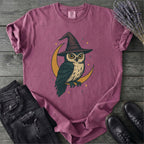 Crescent Moon Witch Owl T-Shirt
