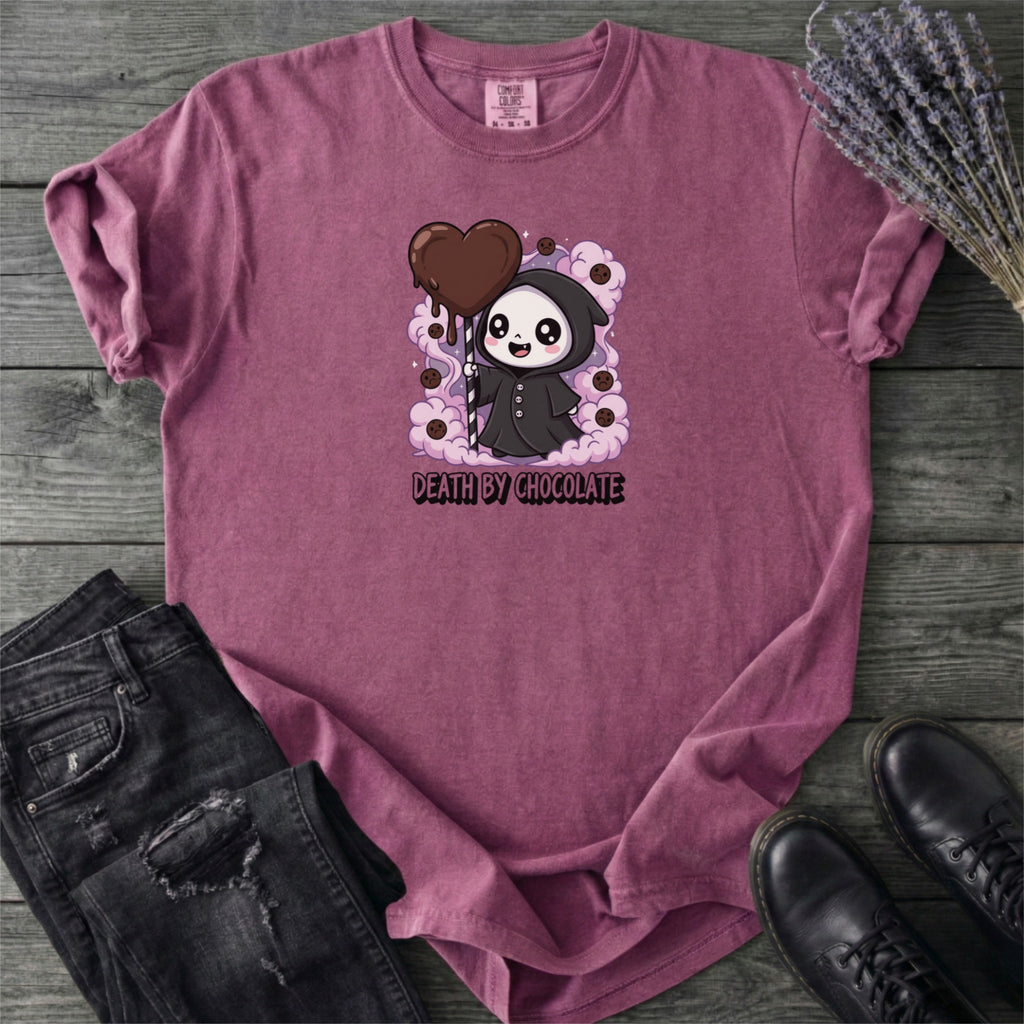 Grim Reaper Death By Chocolate T-Shirt