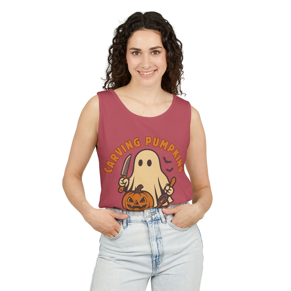Carving Pumpkins Chaotic Tank Top
