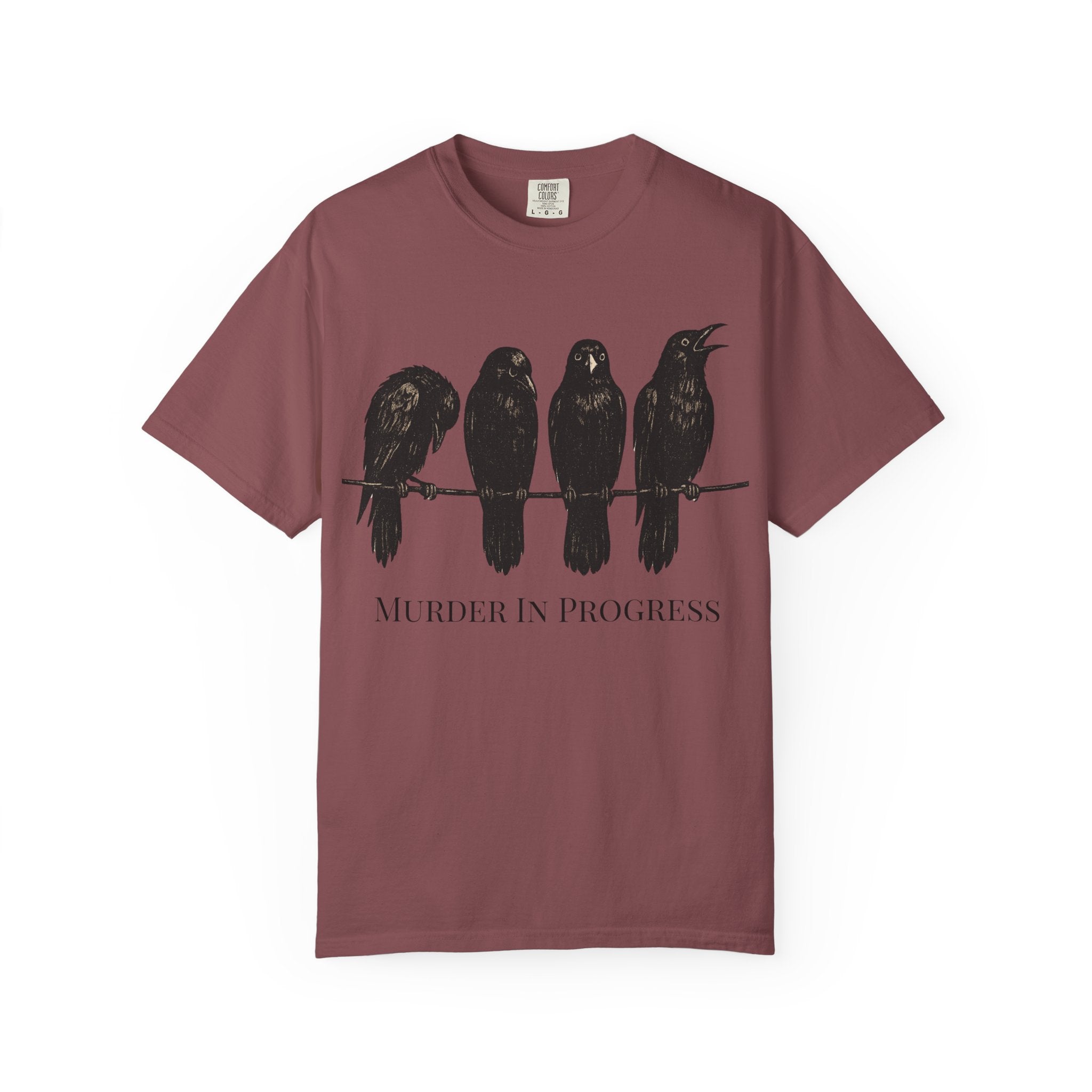 Murder In Progress Crow T-Shirt