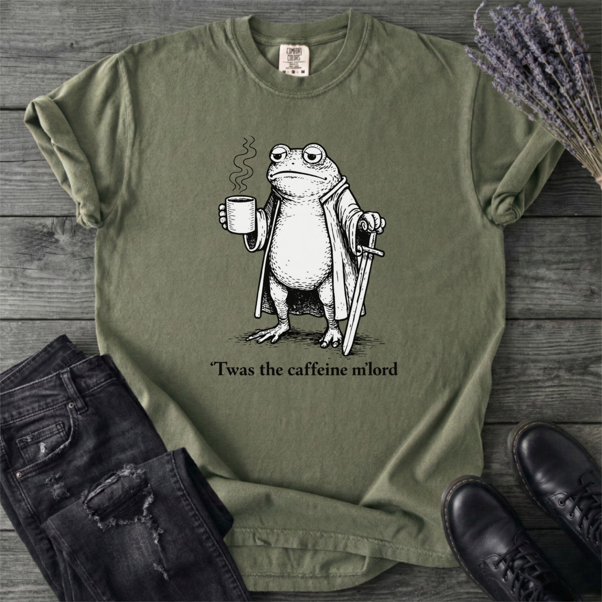 Twas The Caffeine T-Shirt