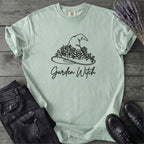 Garden Witch Floral Hat T-Shirt