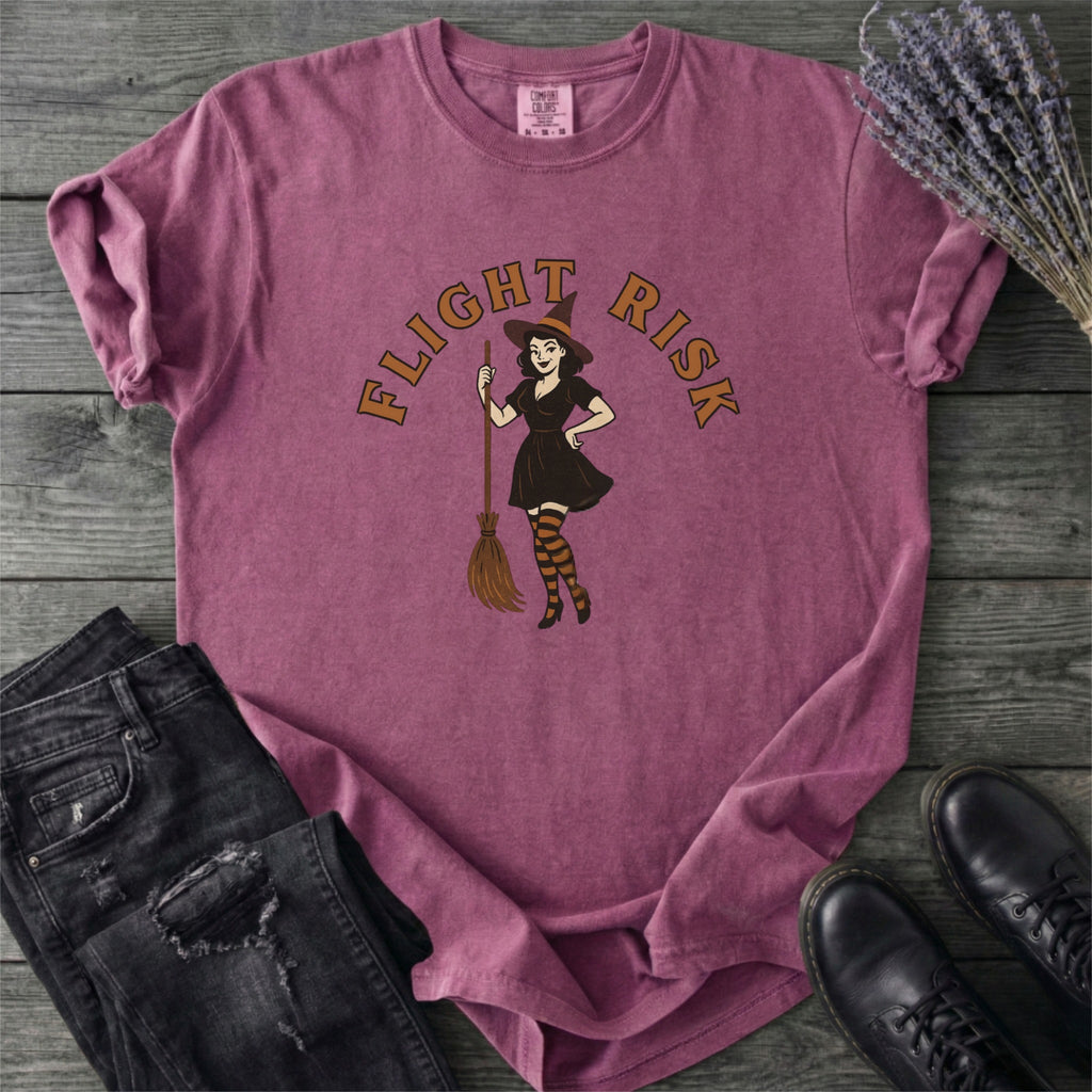 Flight Risk Witch T-Shirt