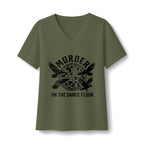 Murder On The Dance Floor V-Neck T-Shirt