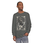 Raven Skull Card Long Sleeve T-Shirt