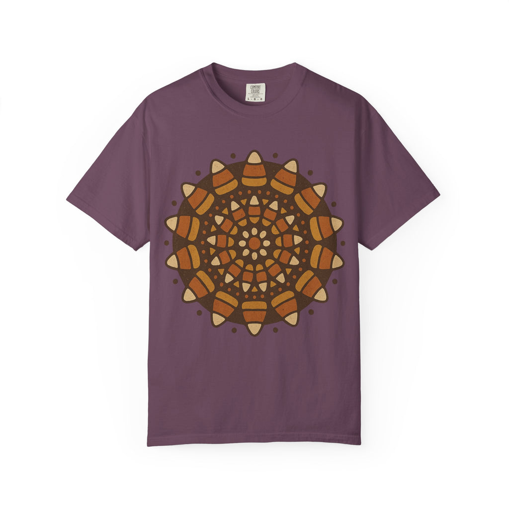 Candy Corn Mandala T-Shirt