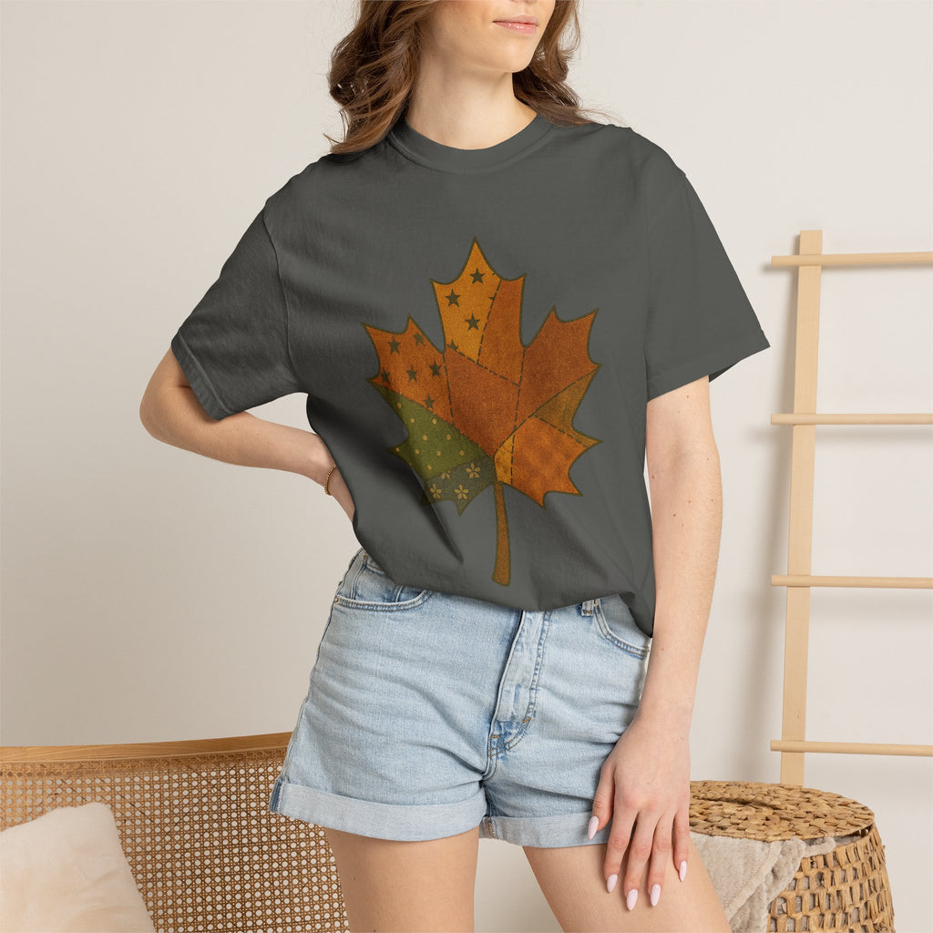 Patchwork Maple Leaf T-Shirt
