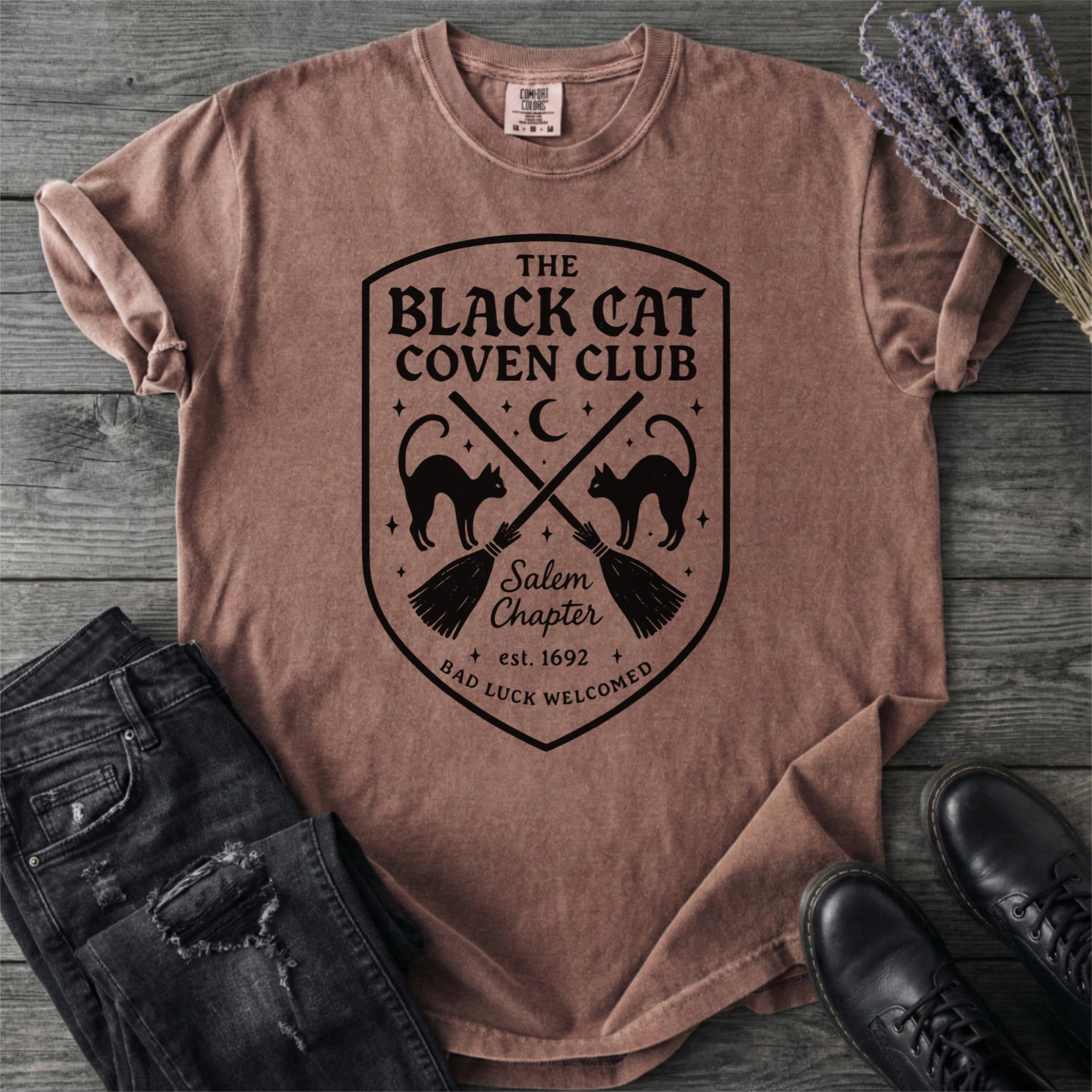 Black Cat Coven Club T-Shirt
