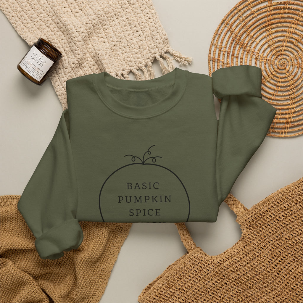 Basic Pumpkin Spice Design Sweatshirt