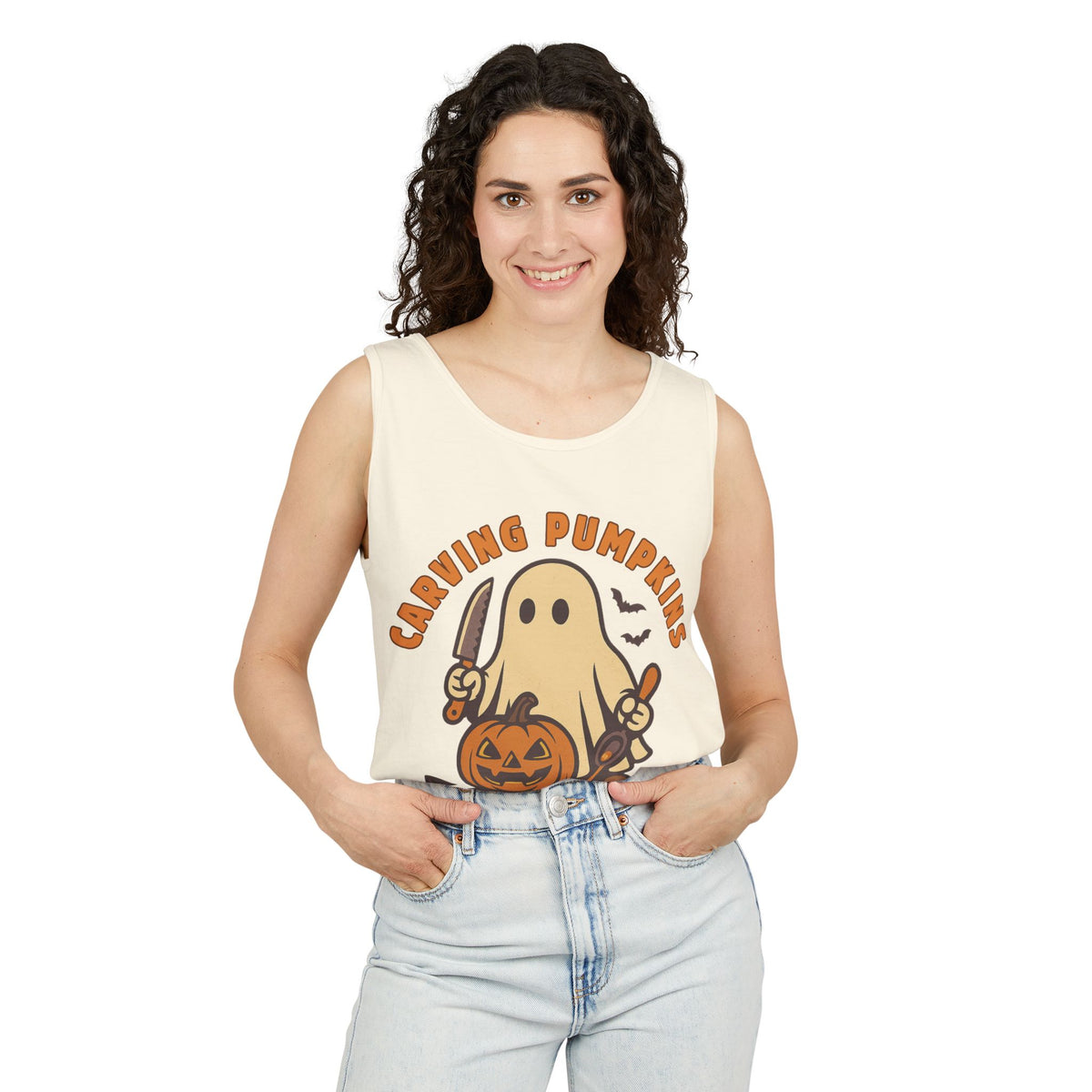 Carving Pumpkins Chaotic Tank Top