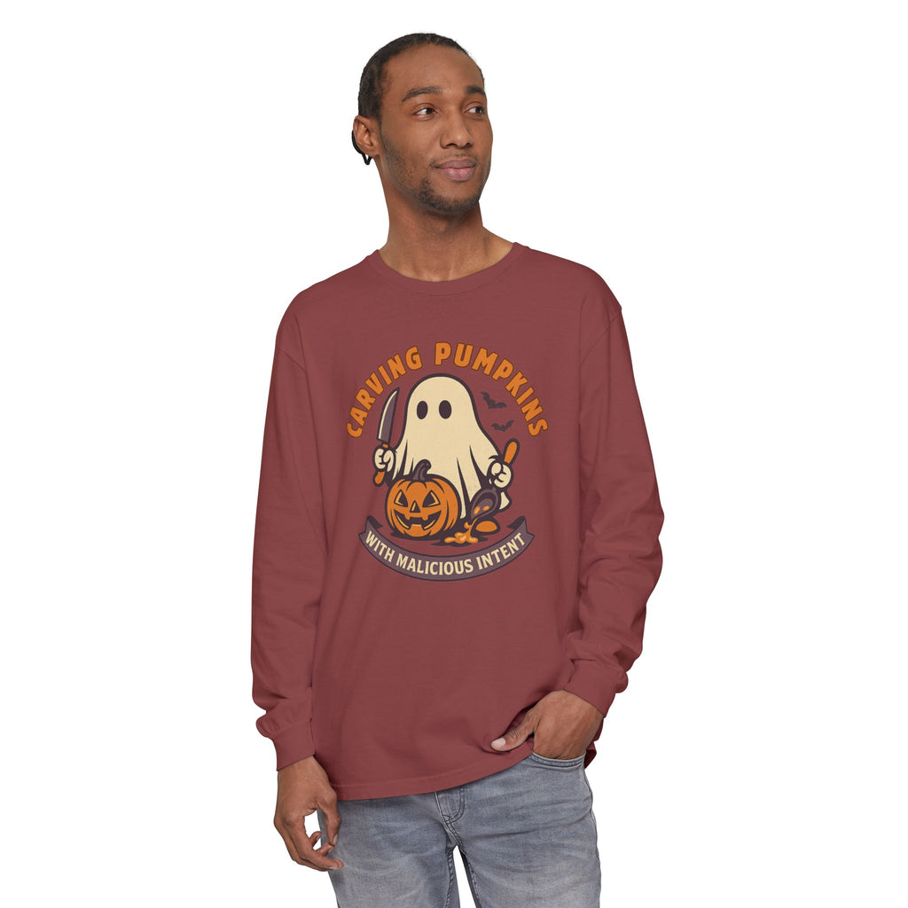 Carving Pumpkins Evolved Long Sleeve T-Shirt