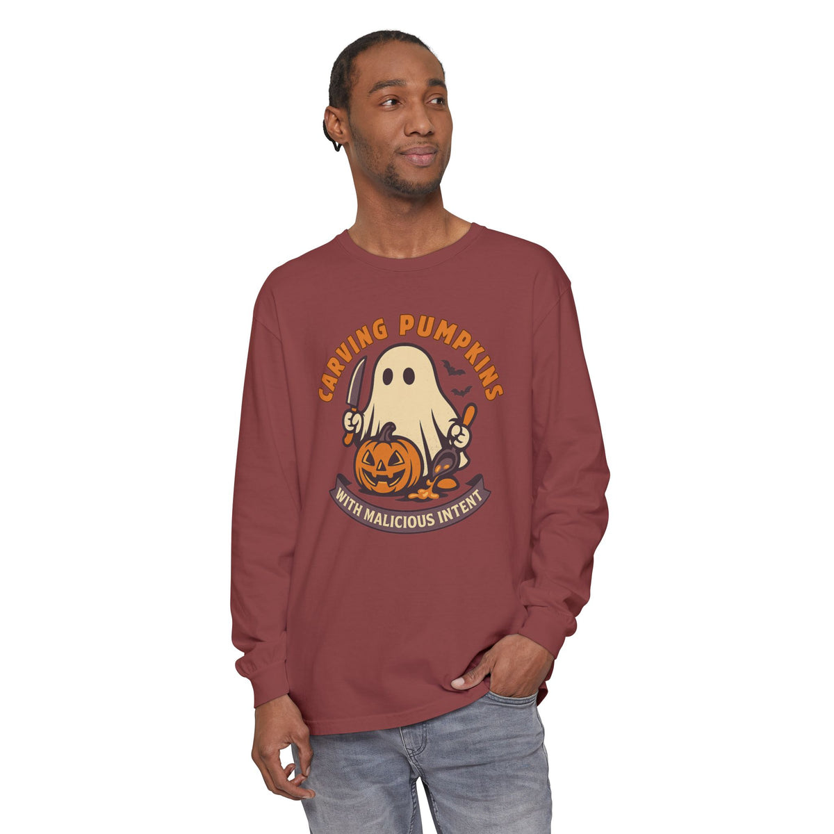 Carving Pumpkins Evolved Long Sleeve T-Shirt